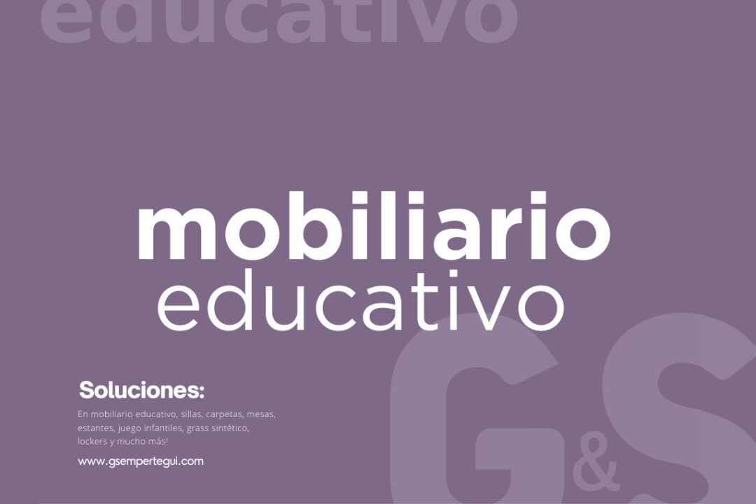 Mobiliario educativo en Perú: mesas escolares, sillas, entre otros
