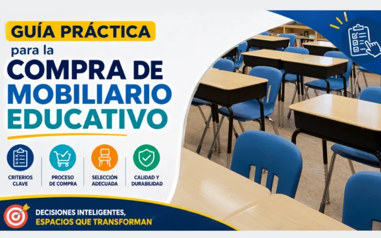 ¿Qué debes evaluar antes de comprar mobiliario educativo?